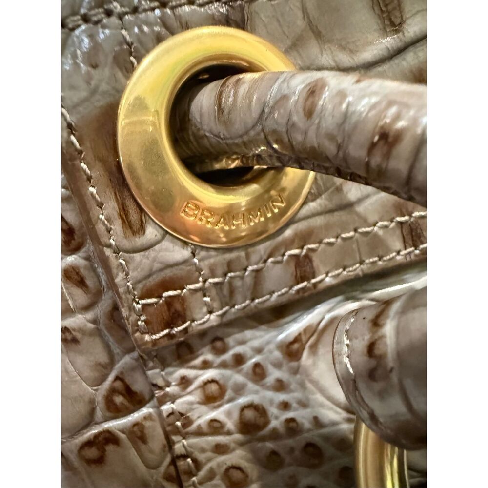 Brahmin Pecan Melbourne leather backpack - Picture 11 of 11